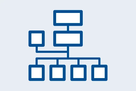 Symboldbild Organigramm