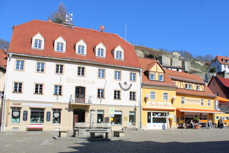Marktplatz der Stadt Wehlen